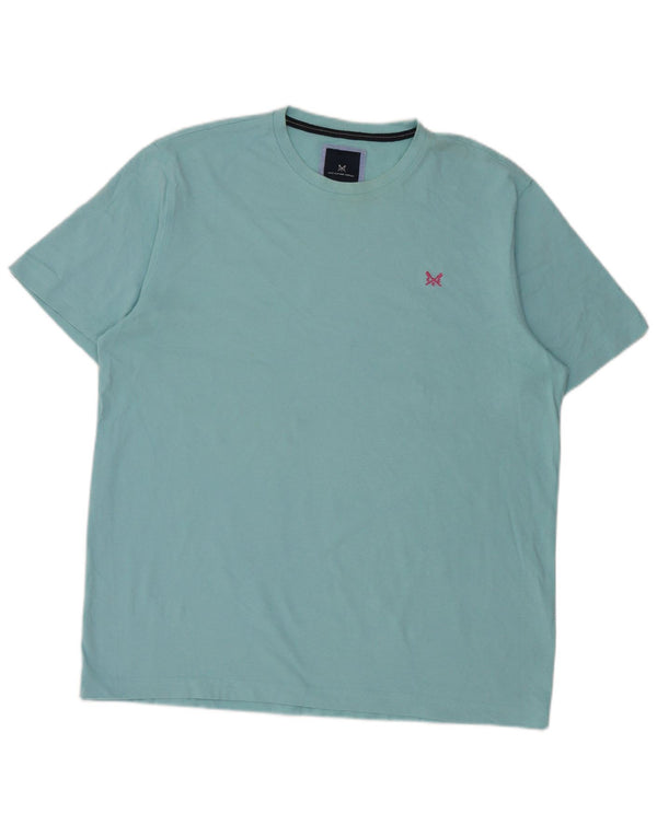 Camiseta masculina Crew Clothing Top XL algodão azul
