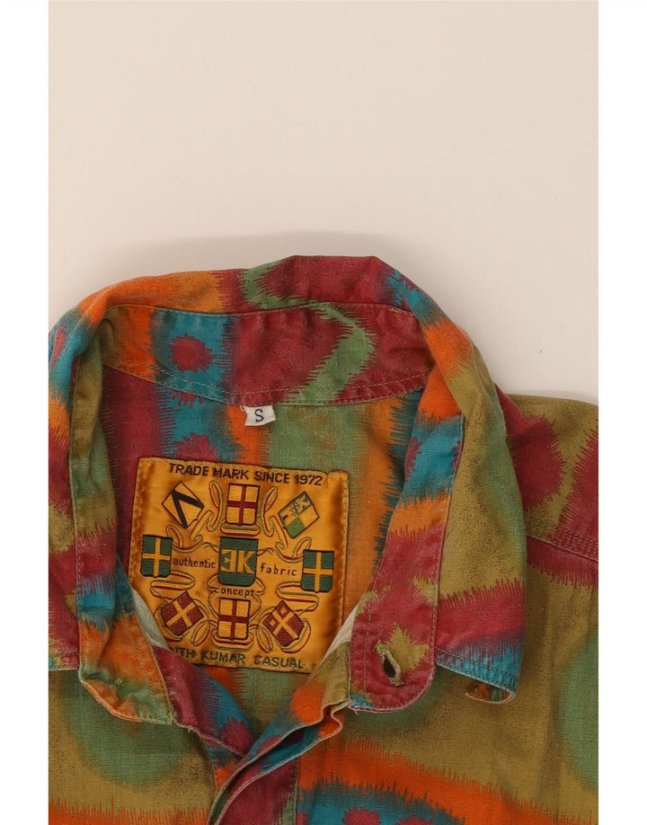 BASIC 3K SYSTEM  Mens Abstract Pattern Shirt Small Multicoloured Vintage BASIC 3K SYSTEM and Second-Hand BASIC 3K SYSTEM from Messina Hembry 
