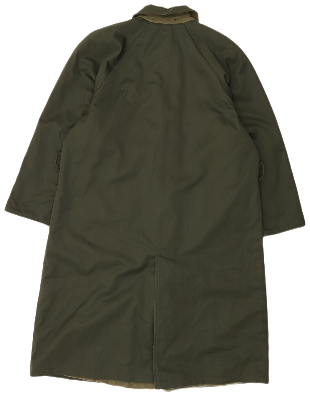 Sobretudo reversível feminino vintage EU 44 XL Khaki Poliéster