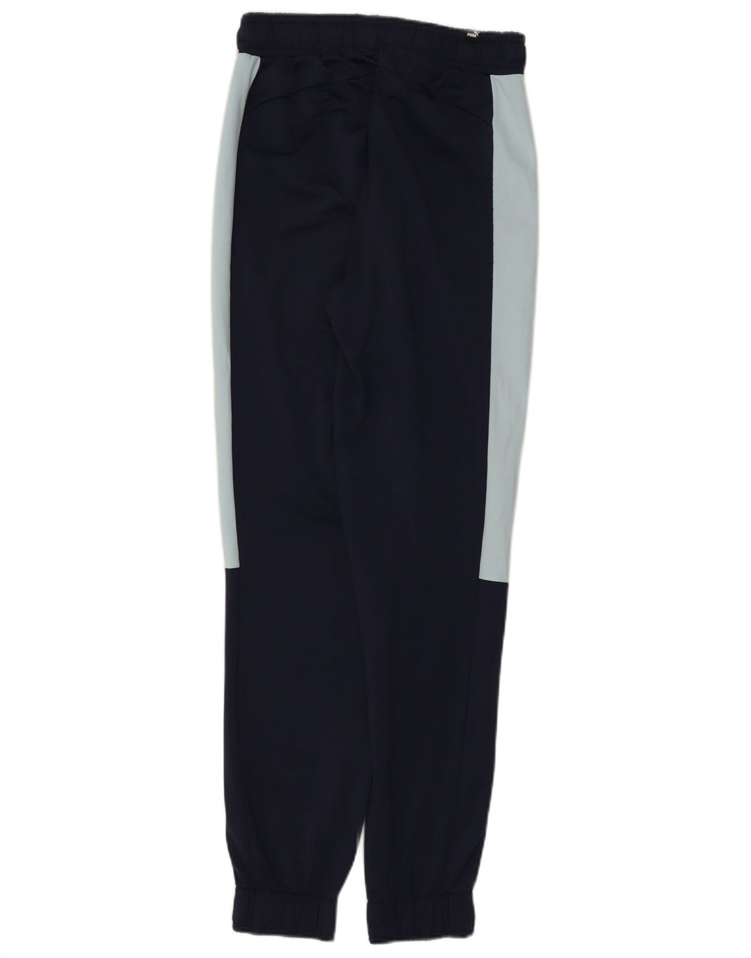 Calça de treino masculina Puma Joggers pequeno azul marinho Colourblock poliéster