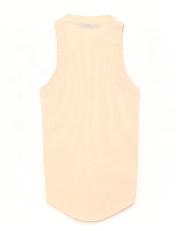 Zara Womens Vest Top UK 8 Pequeno Branco