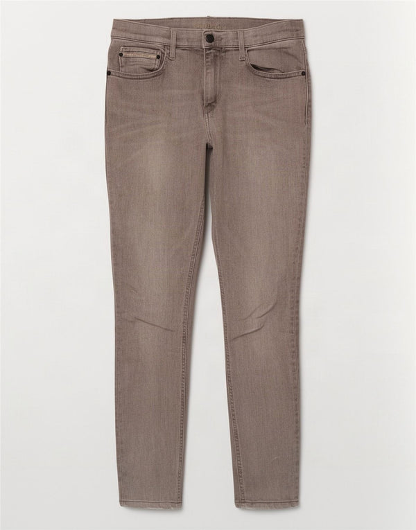 Calça jeans skinny feminina Calvin Klein W26 L27 cinza