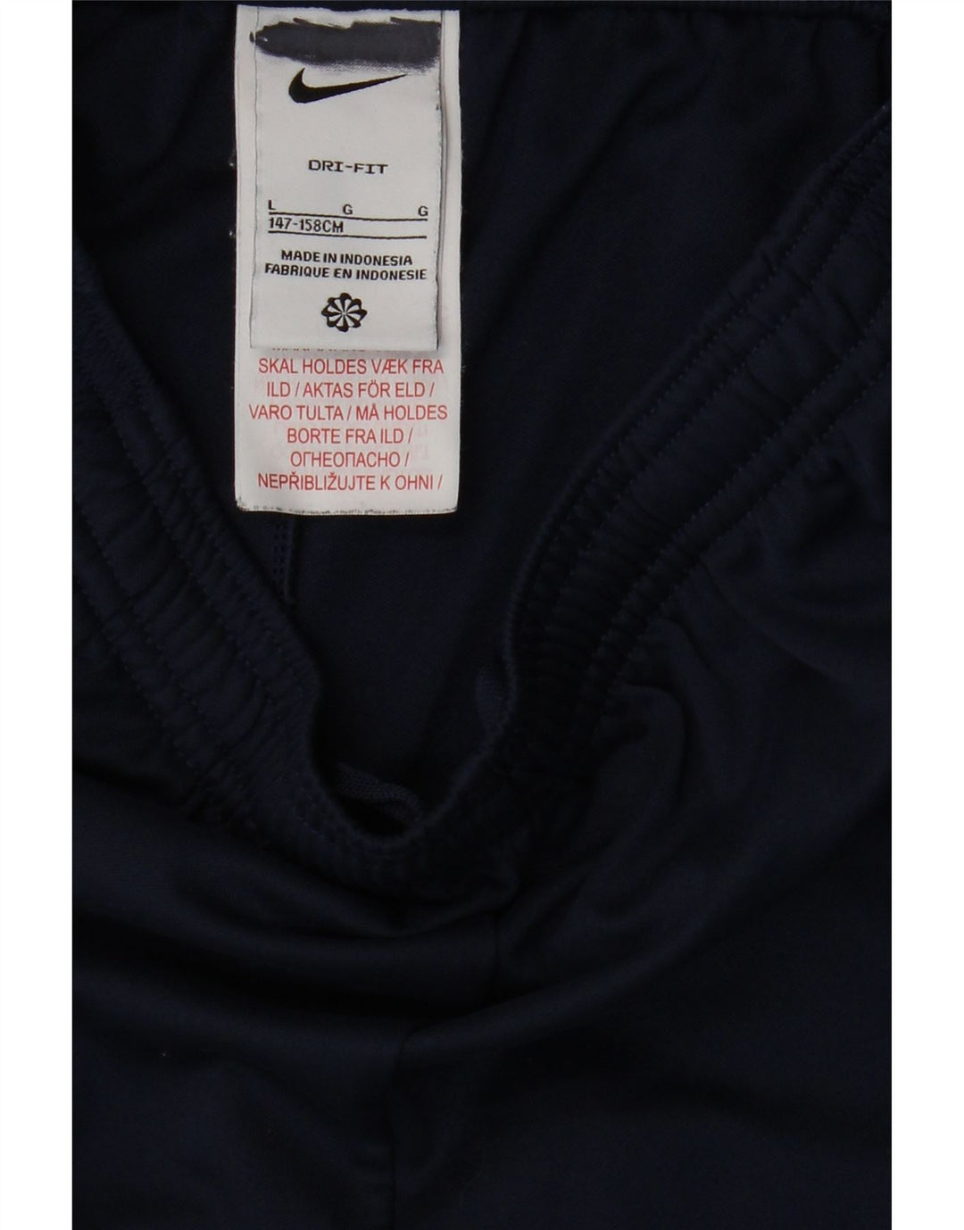 Calça de treino NIKE Boys Dri Fit 12-13 anos grande azul marinho poliéster