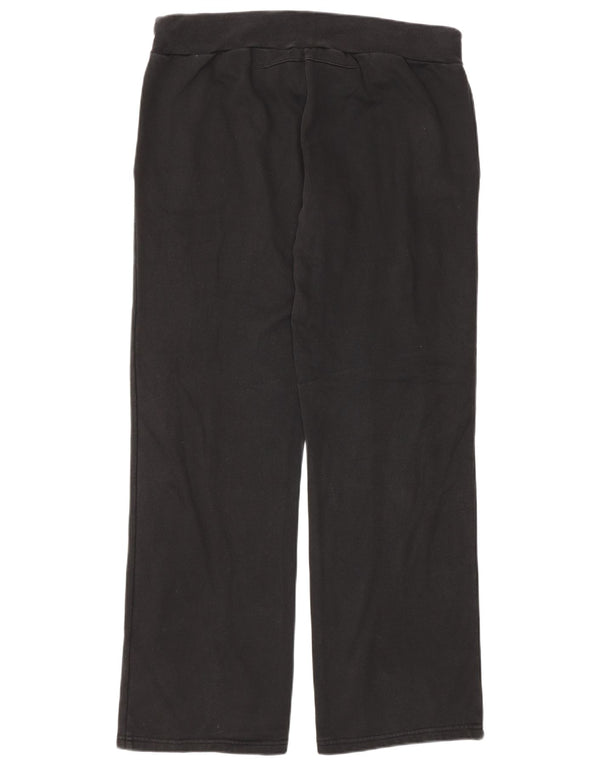 Calça de treino feminina Puma UK 12 médio preto algodão