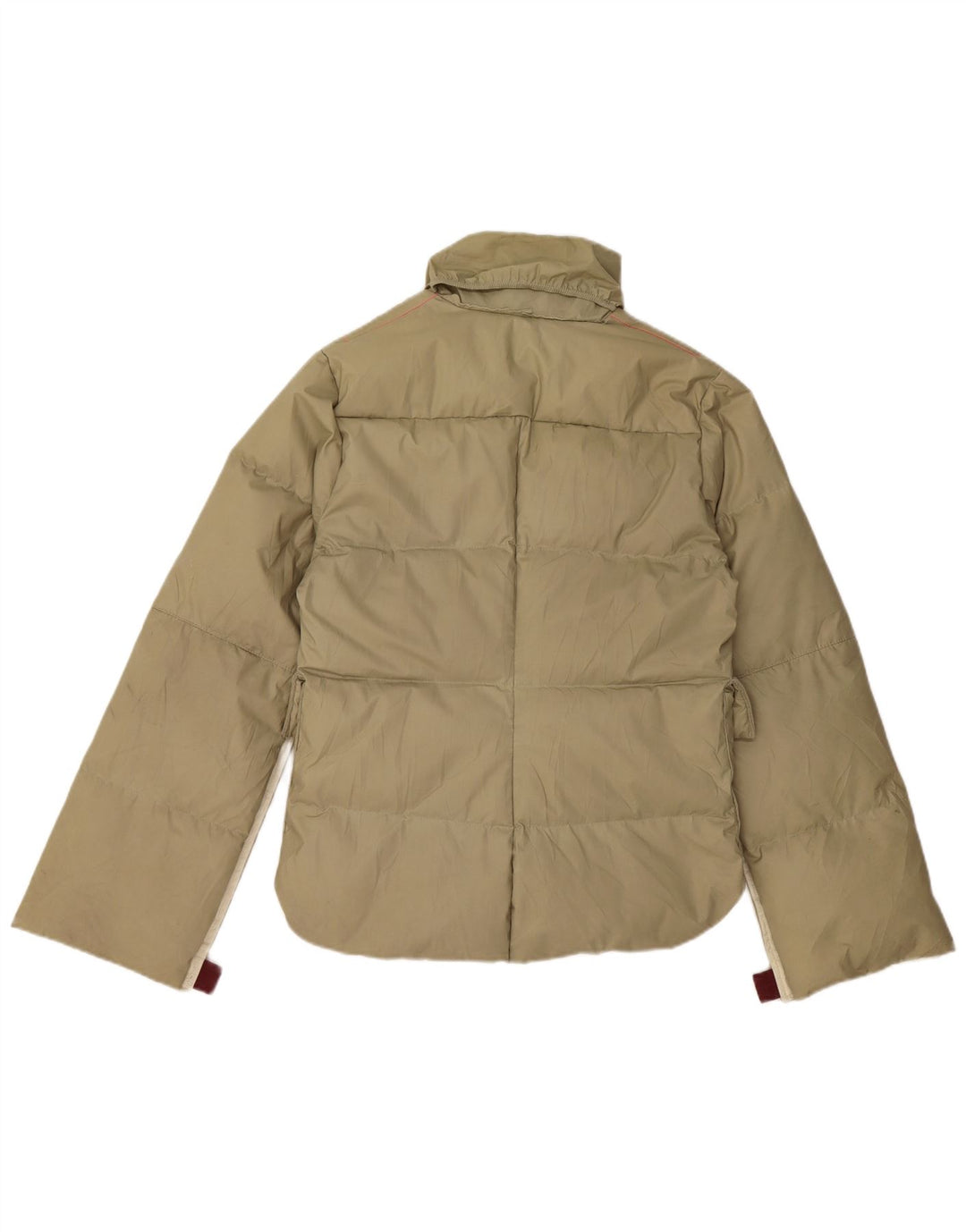 Jaqueta acolchoada feminina DIESEL UK 14 poliéster cáqui médio