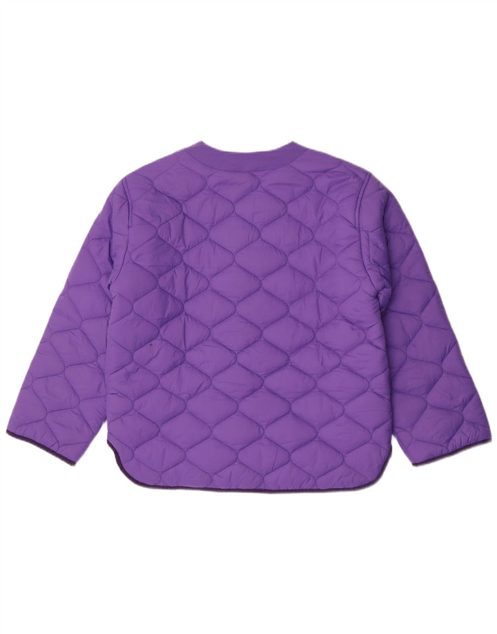 Zara Jaqueta acolchoada para meninas 13-14 anos Roxo Poliamida