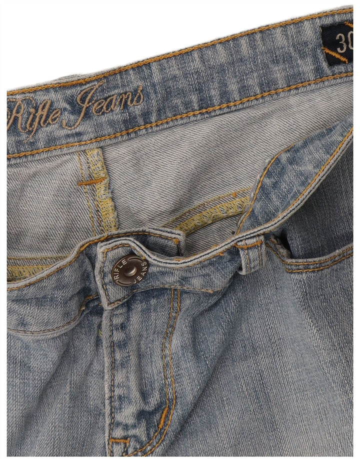 Shorts jeans masculino Rifle W30 azul médio
