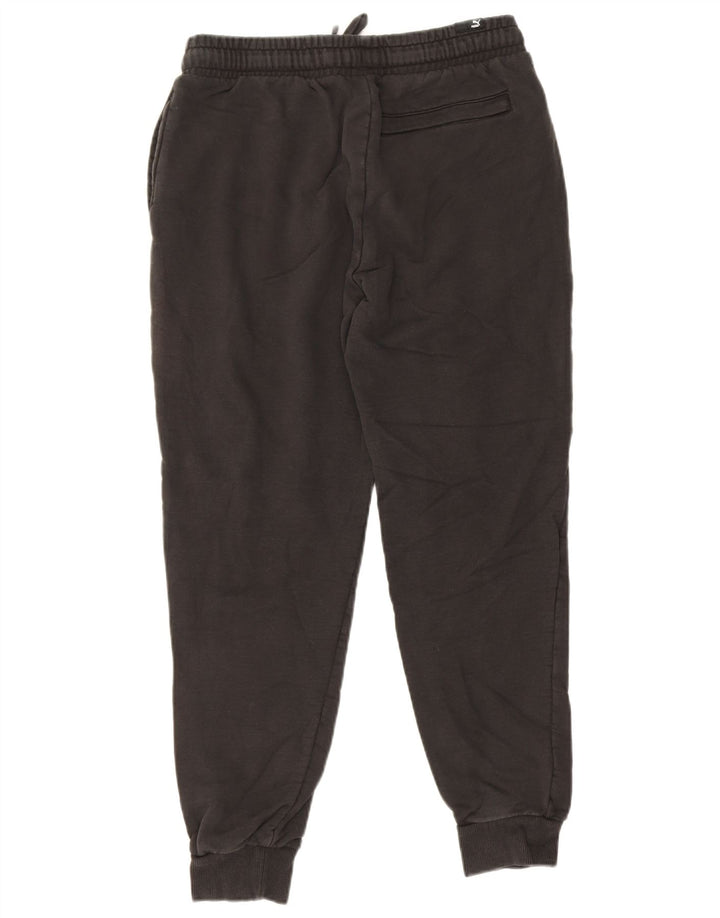 Calça de treino masculina Puma Graphic Joggers médio preto algodão