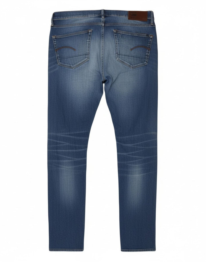 Jeans slim masculino G-STAR W34 L36 algodão azul