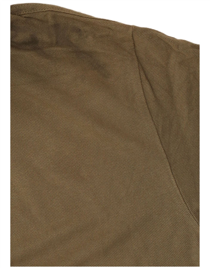 Camisa polo masculina Wrangler grande algodão cáqui