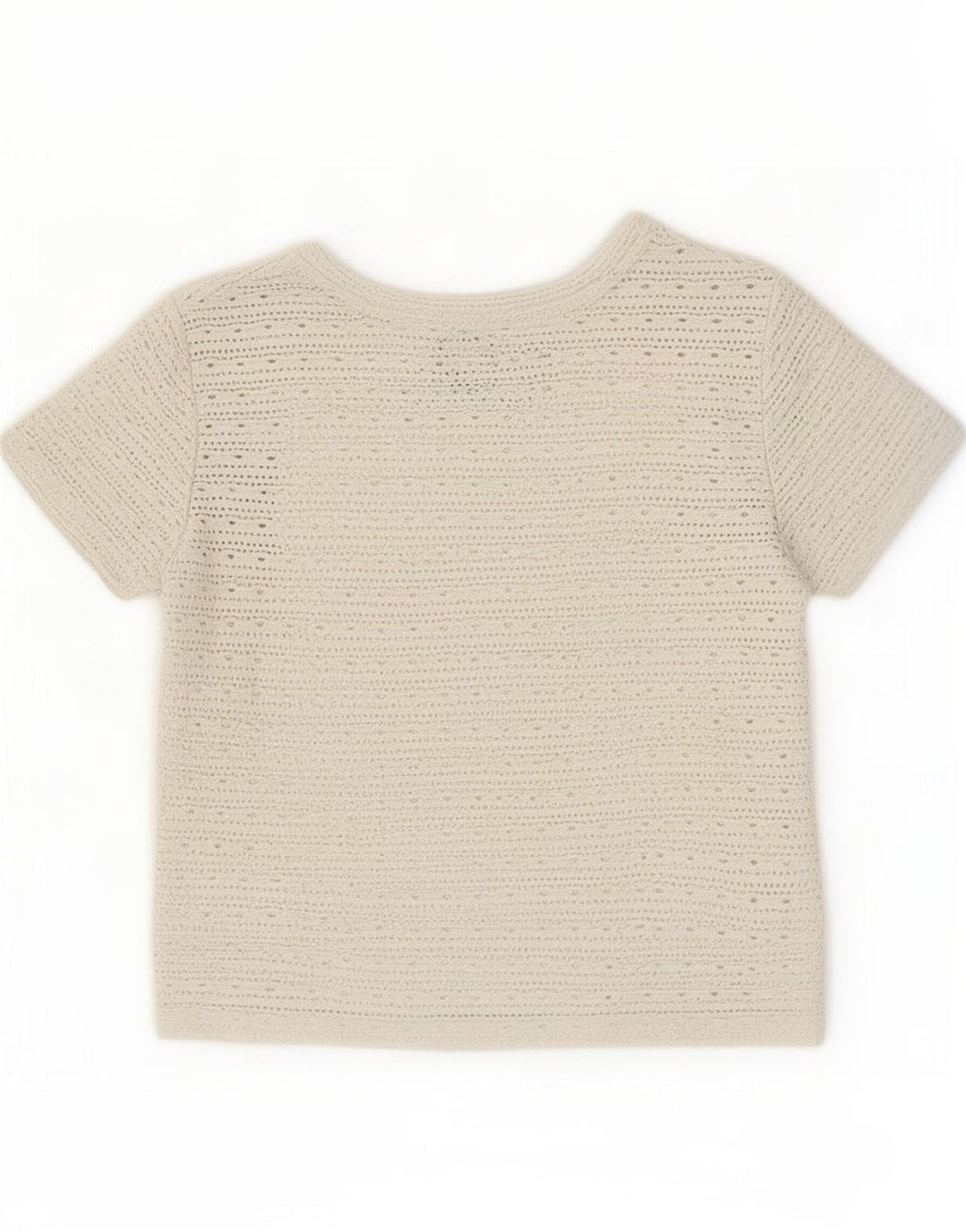 Zara Womens Crop T-Shirt Top UK 10 Pequeno Poliéster Cinza