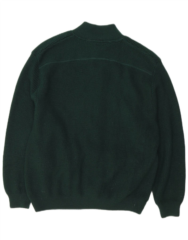 Il Granchio Suéter Cardigan Masculino Verde Médio