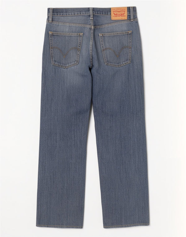 Levi's Masculino 514 Straight Jeans W36 L31 Azul Algodão