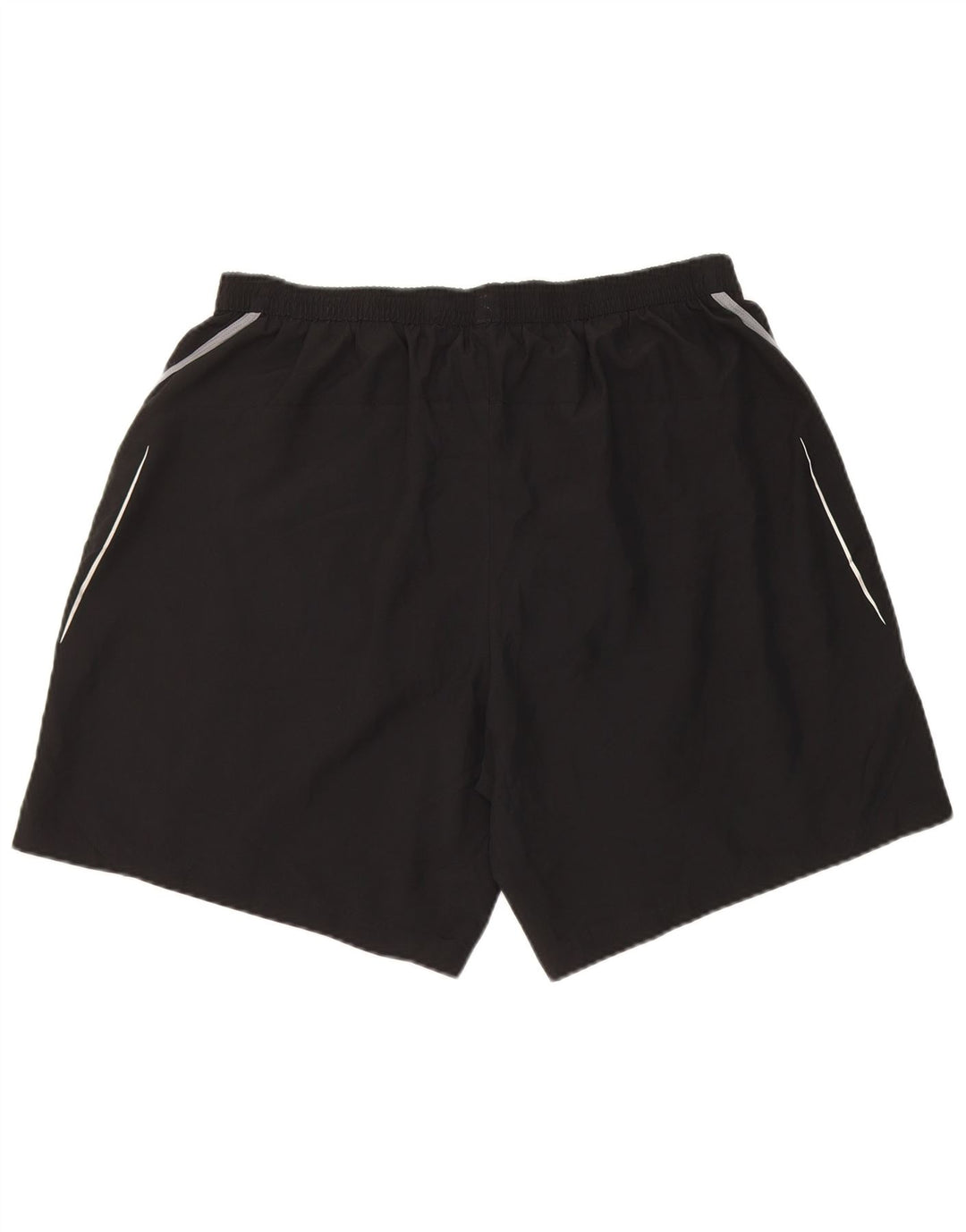 Shorts esportivos masculinos Adidas grande poliéster preto