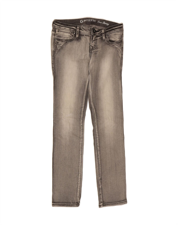 GUESS Womens Eva Skinny Jeans W28 L31 Grey Cotton Vintage Guess and Second-Hand Guess from Messina Hembry 