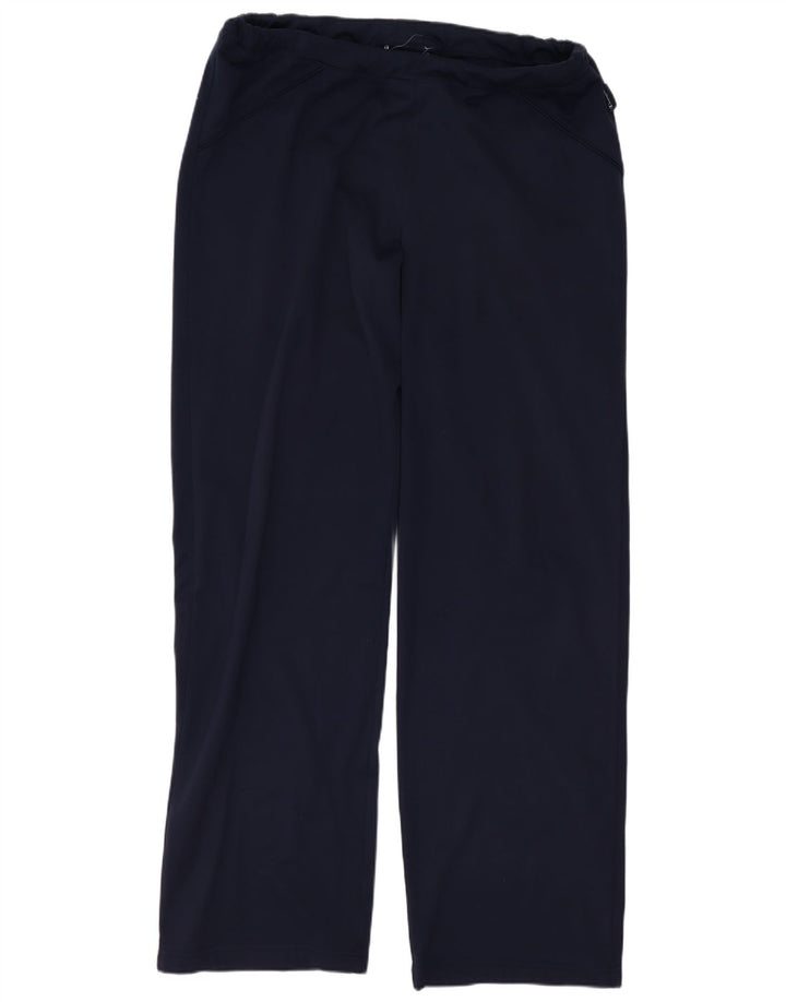 Calça de treino masculina Champion grande poliéster azul marinho