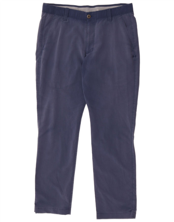 Calça Chino Masculina Under Armour Straight W36 L32 Azul