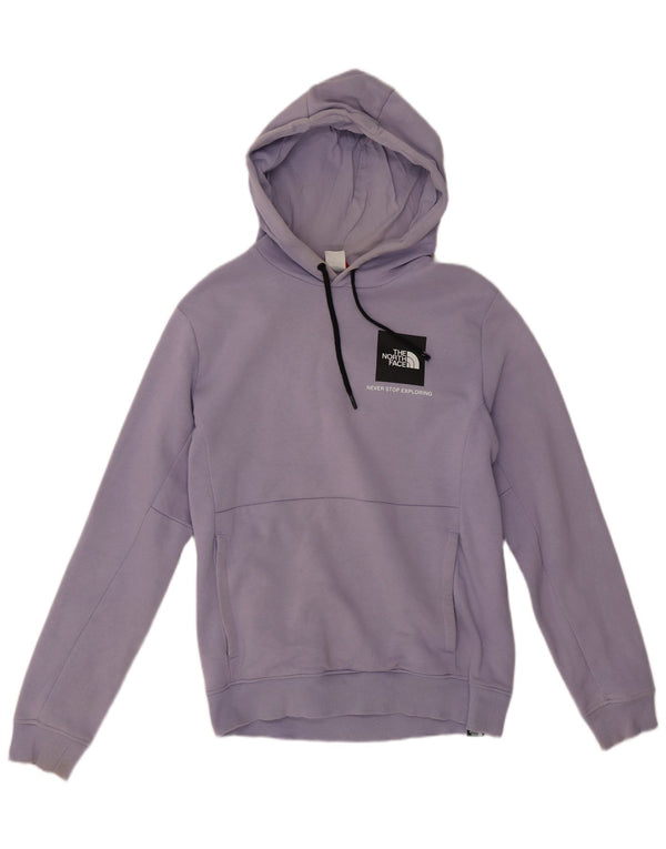 Moletom com capuz masculino The North Face, médio, roxo, algodão