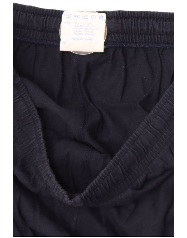 Calça de treino masculina Champion grande algodão azul marinho