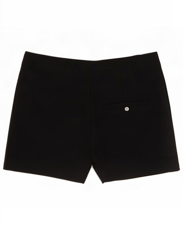 Zara Womens Trafaluc Shorts casuais de cintura alta pequeno W26 Preto