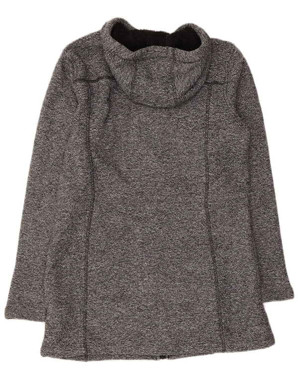 Sobretudo Sherpa feminino com capuz Mountain Warehouse Reino Unido 10 pequeno cinza manchado