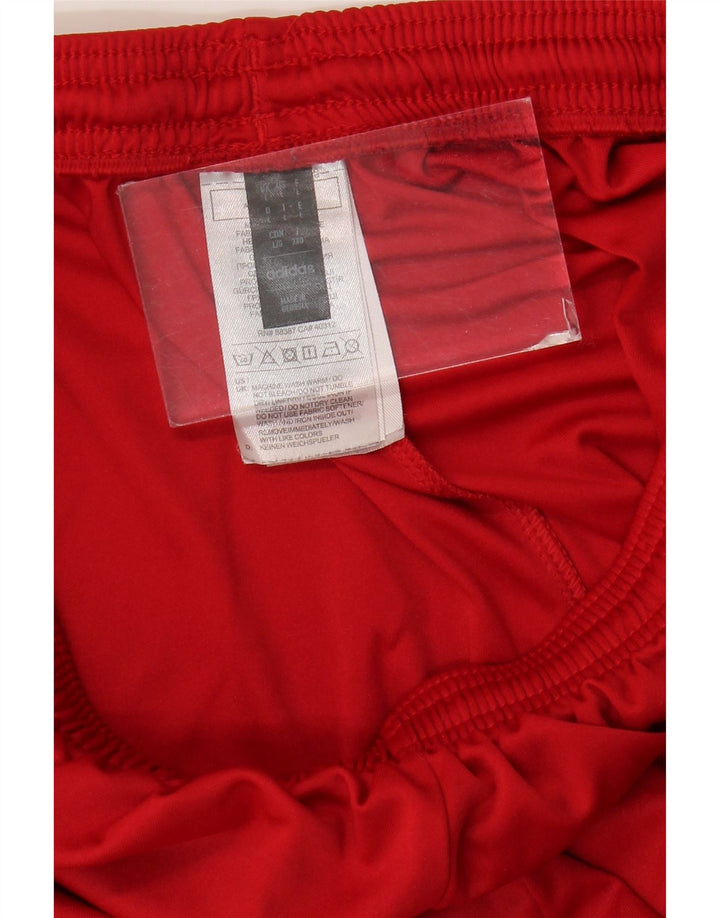 Adidas Mens Aeroready Sport Shorts Grande Poliéster Vermelho