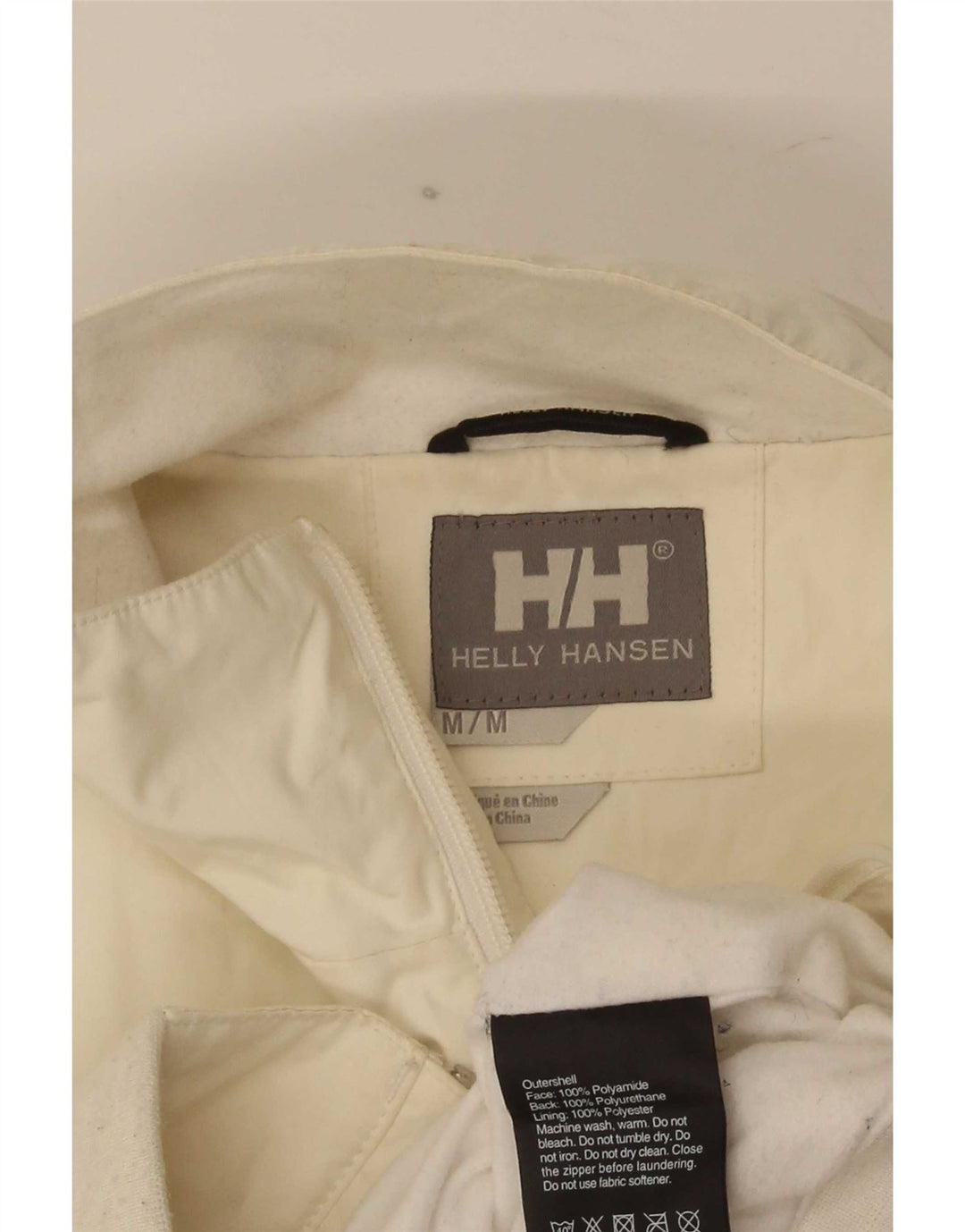 Jaqueta bomber masculina Helly Hansen UK 38 poliamida branca média
