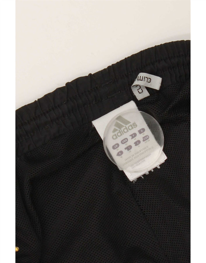 Calça de treino masculina Adidas médio preto colorblock poliéster