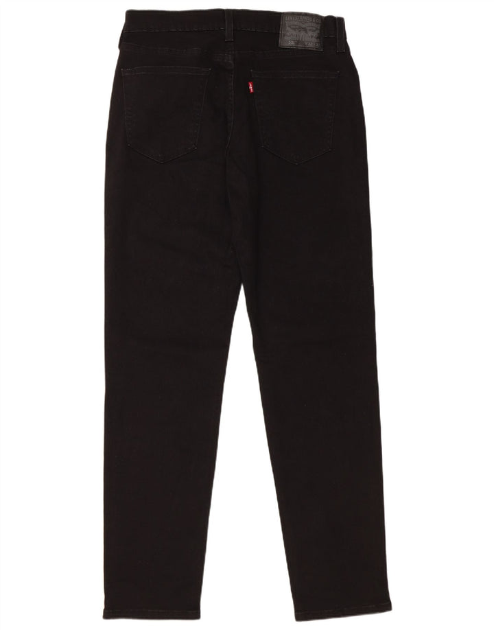 LEVI'S Masculino 531 Slim Jeans W32 L32 Algodão Preto