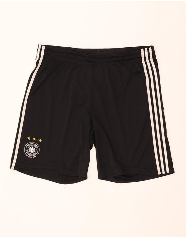 ADIDAS Mens Deutscher Fussball Bund Sport Shorts Grande Preto