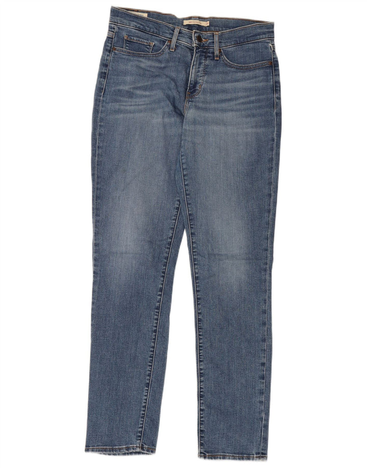 Calça jeans feminina LEVI'S 312 Shaping Slim W27 L32 azul algodão