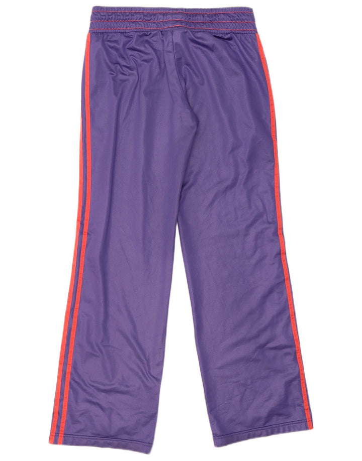 Calça de treino feminina Adidas UK 14 poliéster roxo médio