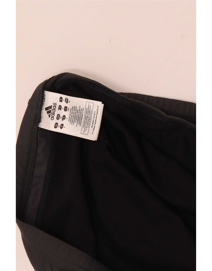 Shorts de natação masculino Adidas Infinitex UK 38 pequeno poliéster preto