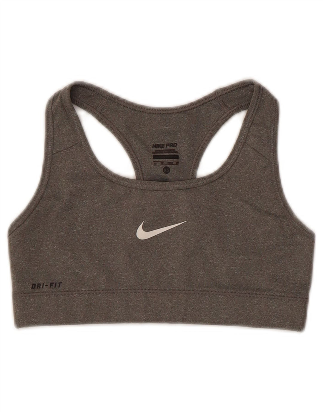Sutiã esportivo Nike feminino Dri Fit XS cinza poliéster