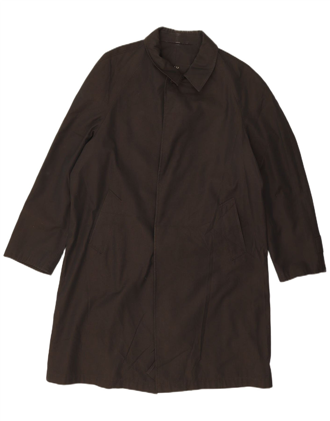 Sobretudo masculino VINTAGE UK 40 grande preto