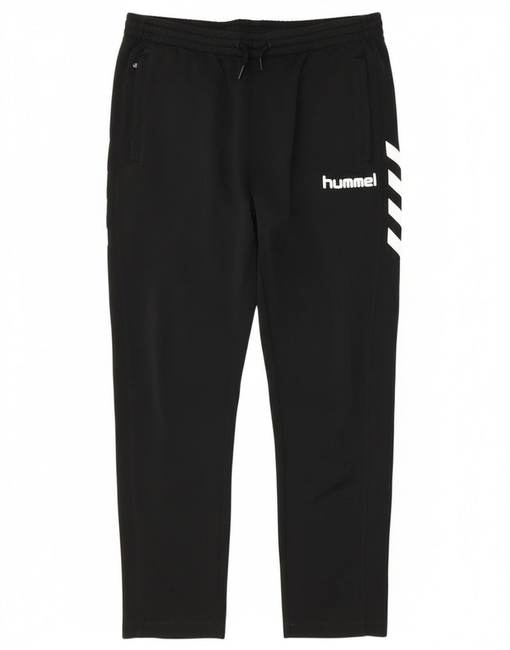 Calça de treino masculina Hummel grande poliéster preto