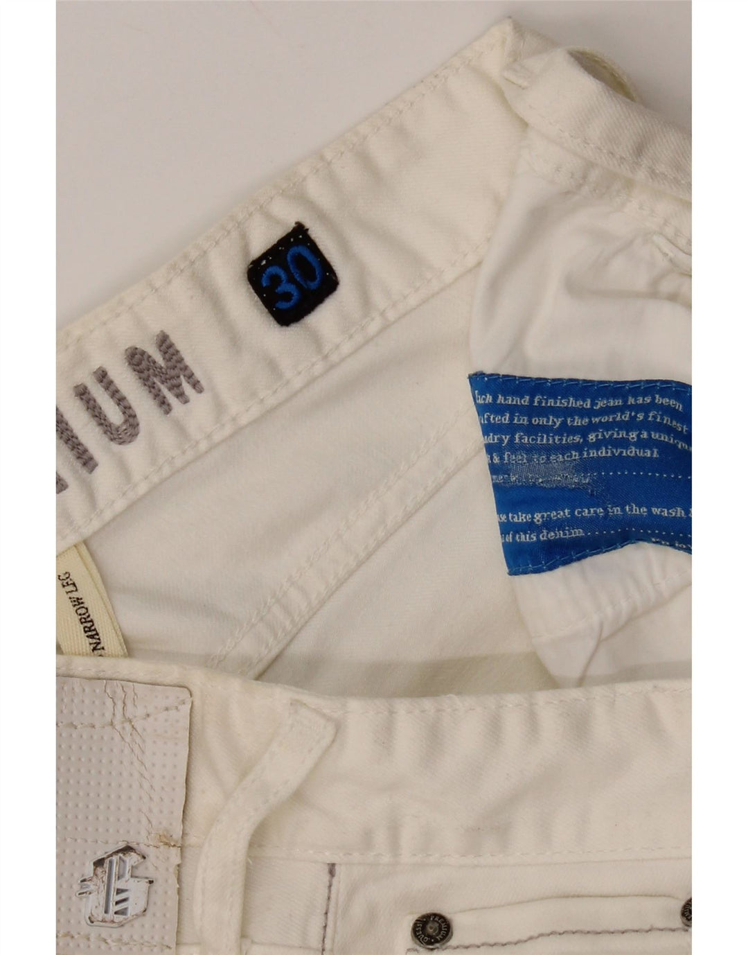 Guess Jeans Slim Feminino W30 L34 Branco