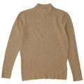 Suéter feminino Marks & Spencer com gola tartaruga Reino Unido 10 viscose bege pequena