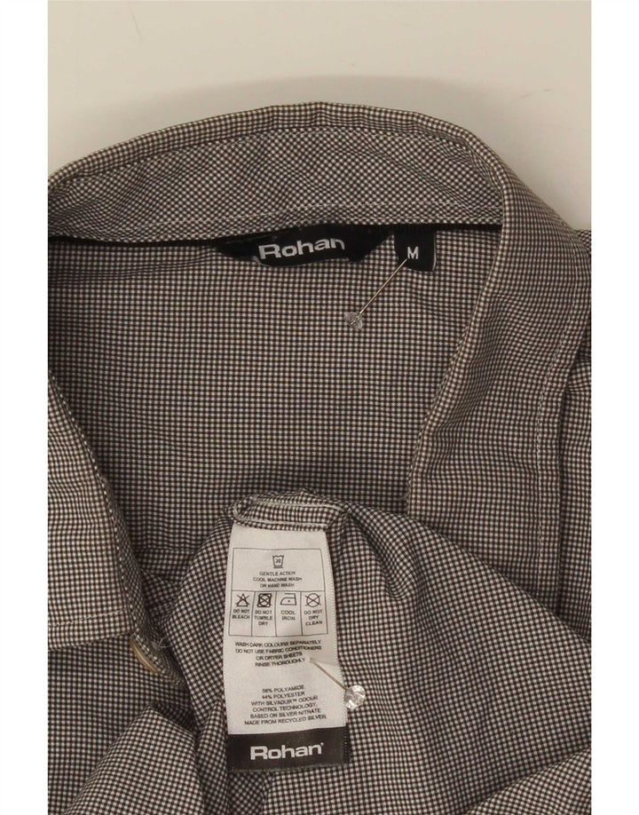 Camisa masculina Rohan cinza médio guingão poliamida