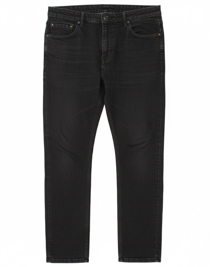 JACK WILLS Jeans Slim Masculino W34 L26 Algodão Preto