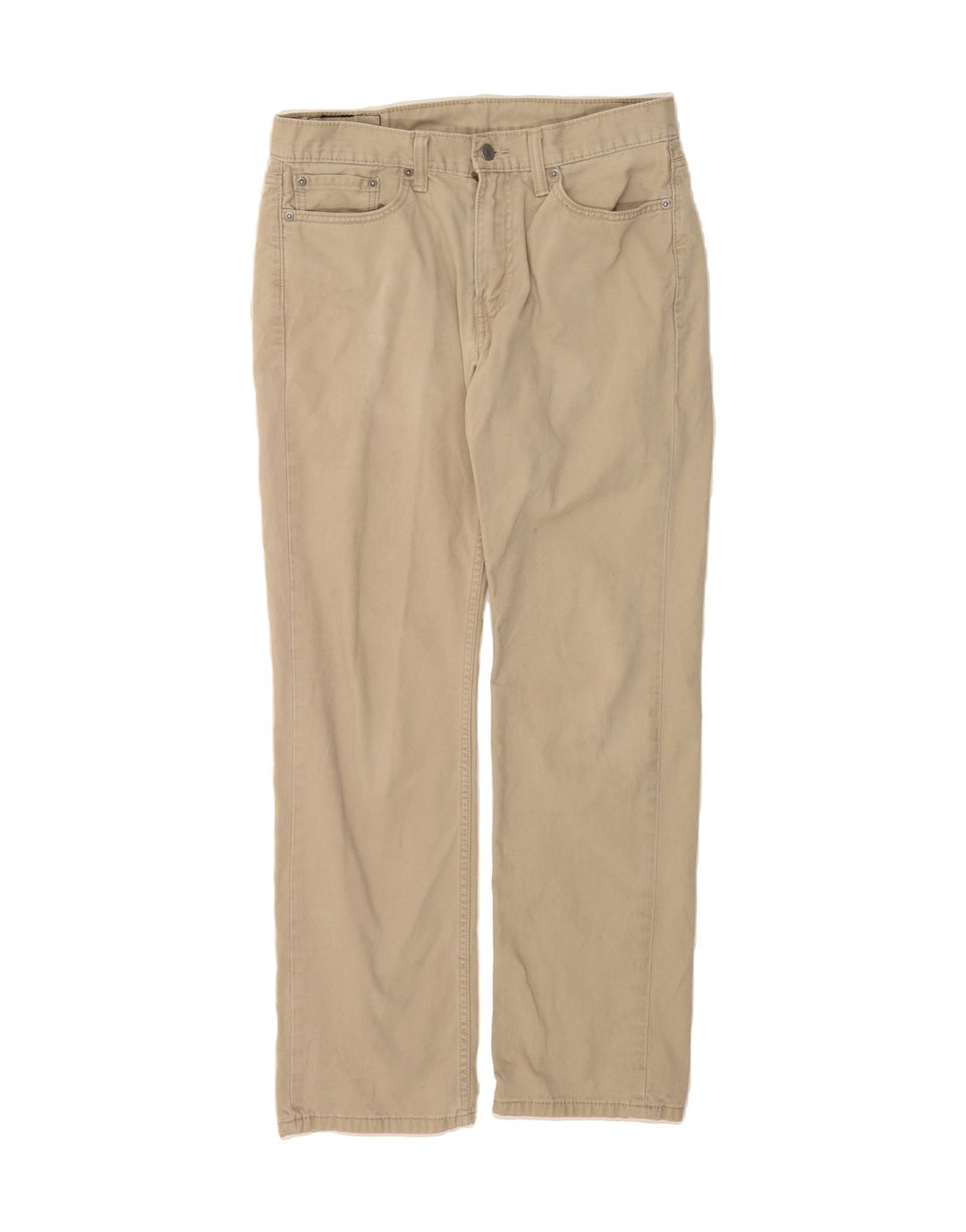 LEVI'S Womens 514 Straight Casual Trousers W32 L32 Beige Cotton Vintage Levi's and Second-Hand Levi's from Messina Hembry 