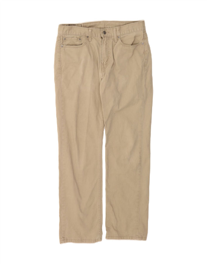 LEVI'S Womens 514 Straight Casual Trousers W32 L32 Beige Cotton Vintage Levi's and Second-Hand Levi's from Messina Hembry 