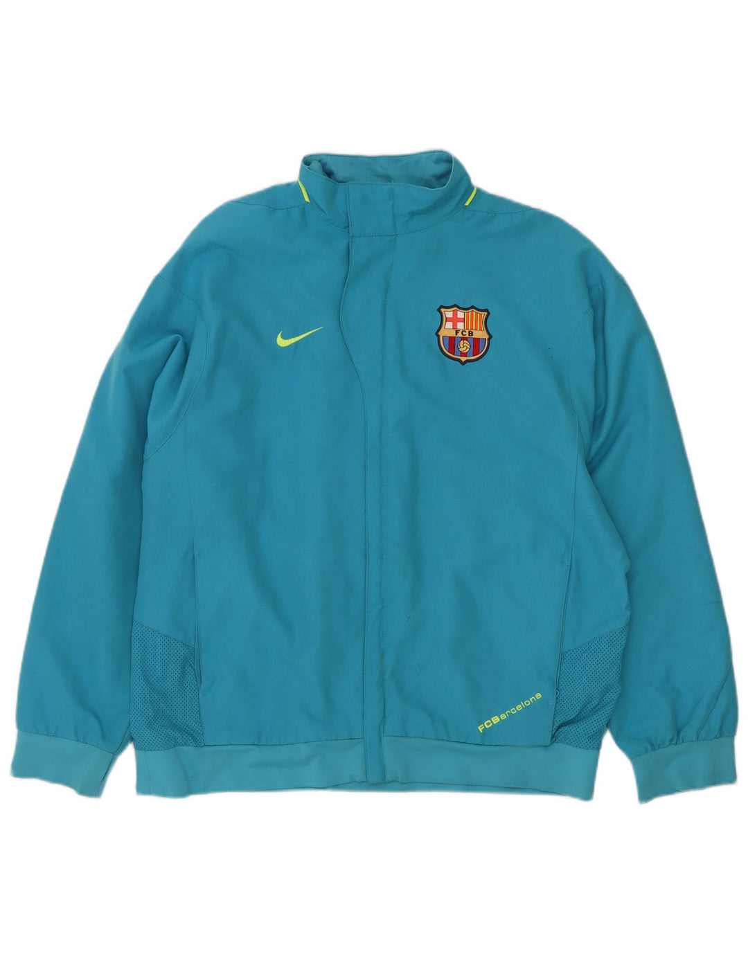 Jaqueta Nike Boys Barcelona Tracksuit Top 13-14 Anos XL Azul Poliéster