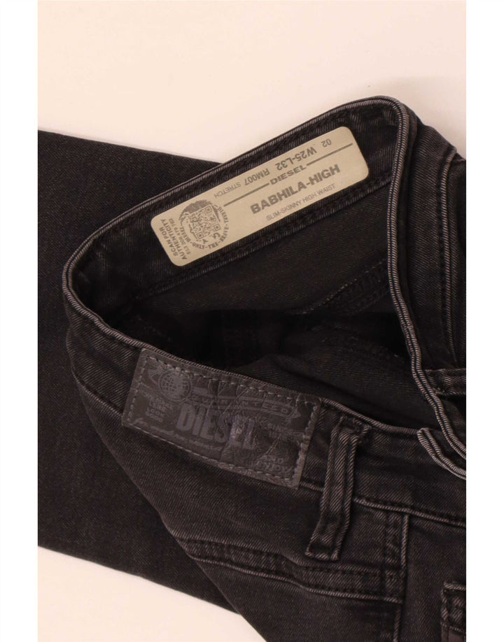 Diesel Mulher Babhila Slim Jeans W25 L26 Cinza