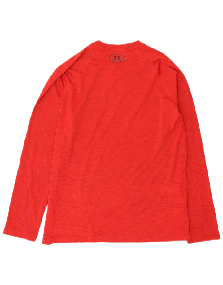 Under Armour Masculino Top Manga Longa Médio Vermelho