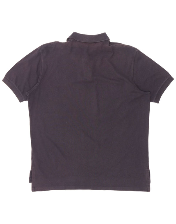 Camisa polo masculina Polo Ralph Lauren XL azul marinho algodão