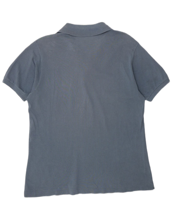 Lacoste camisa polo masculina tamanho 7 2XL algodão cinza