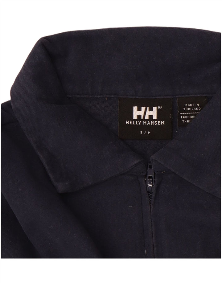 Polo feminino Helly Hansen Reino Unido 10 pequeno algodão azul marinho