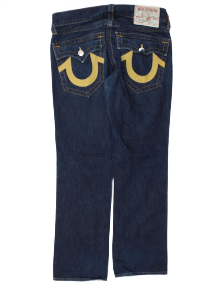 Jeans retos masculinos True Religion W30 L31 algodão azul