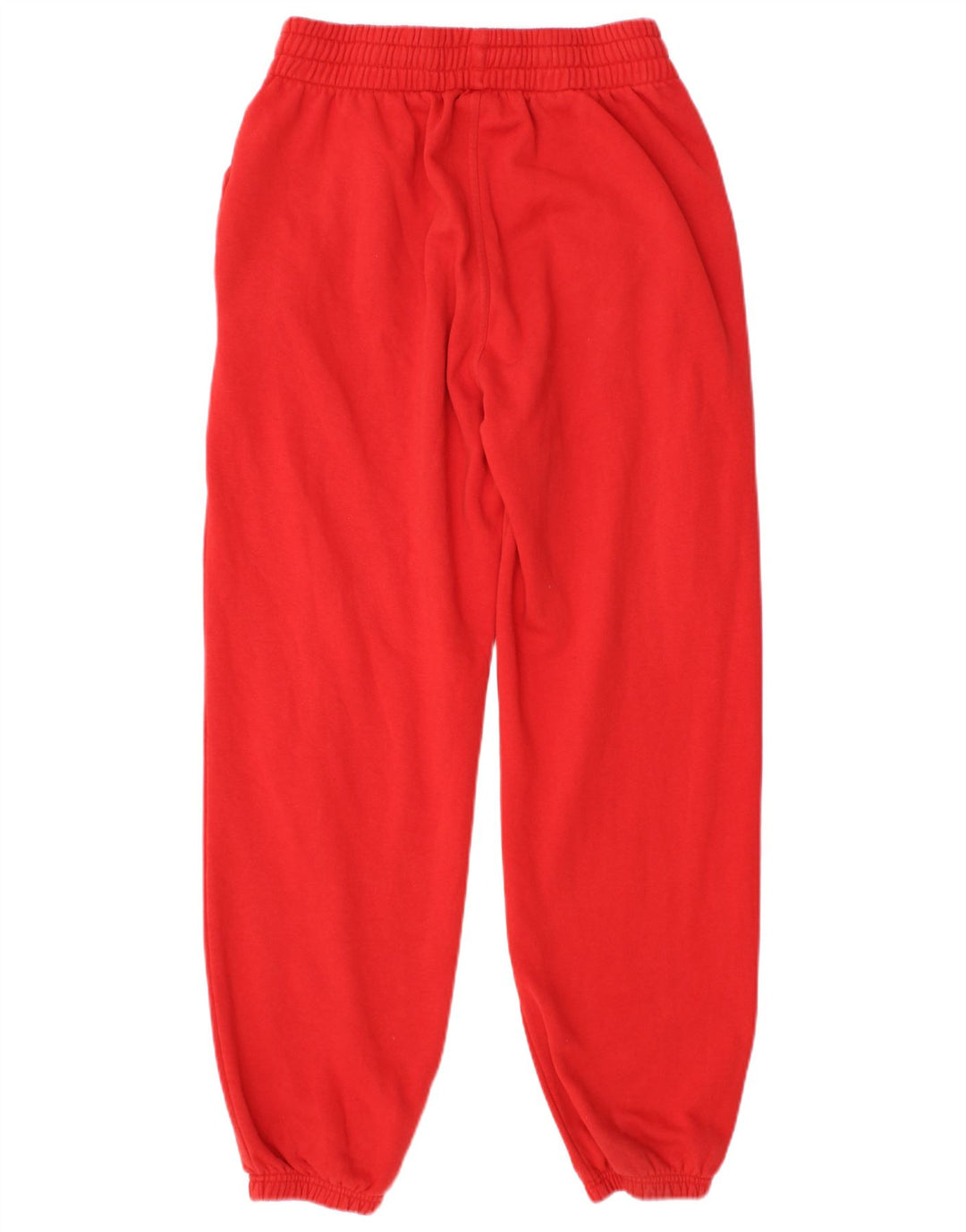 ADIDAS Womens Tracksuit Calças Joggers UK 12 Médio Algodão Vermelho